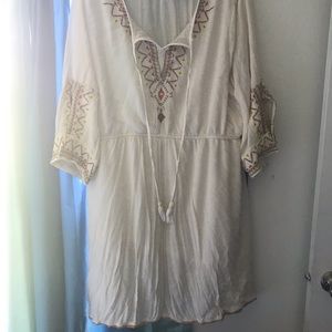 Flowy bohemian dress.